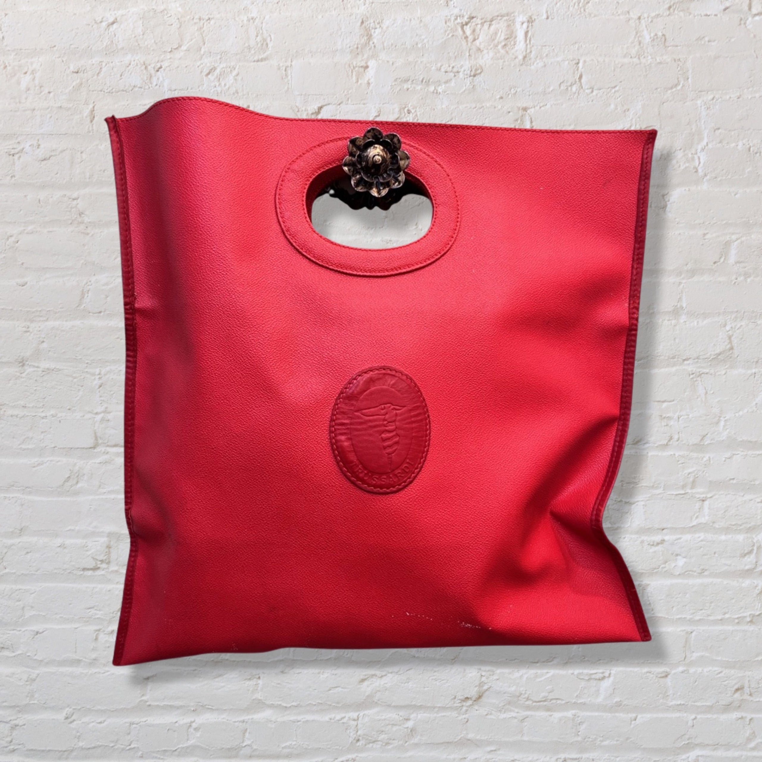 Trussardi red bag new arrivals